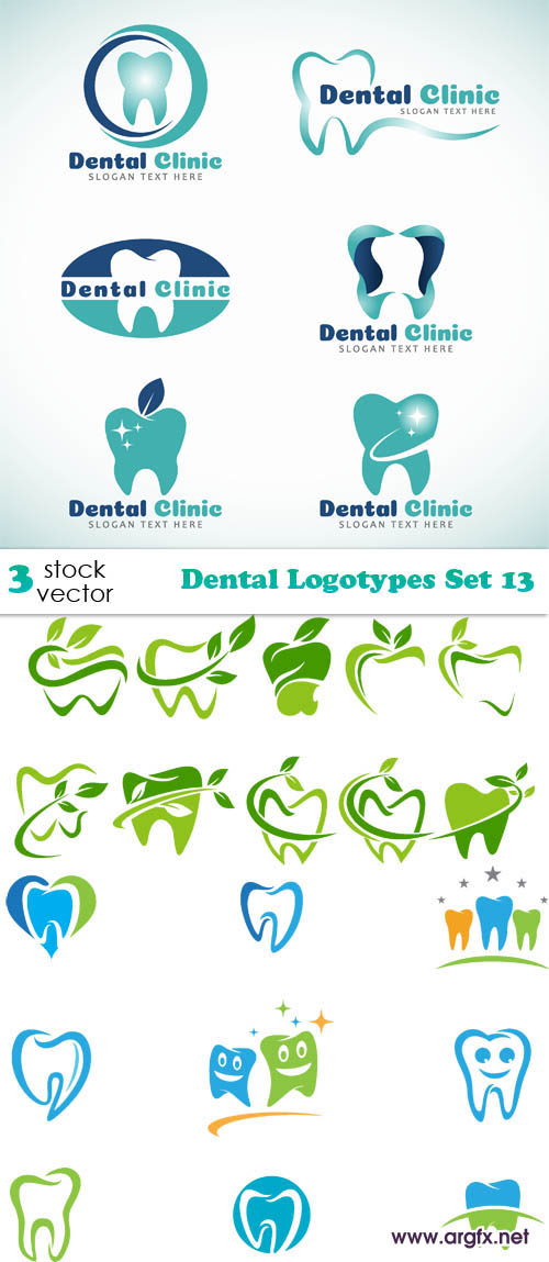 Vectors - Dental Logotypes Set 13