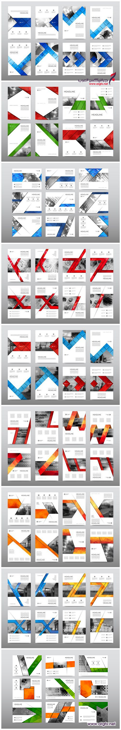 Business flyer and corporate template 2 - 9xEPS