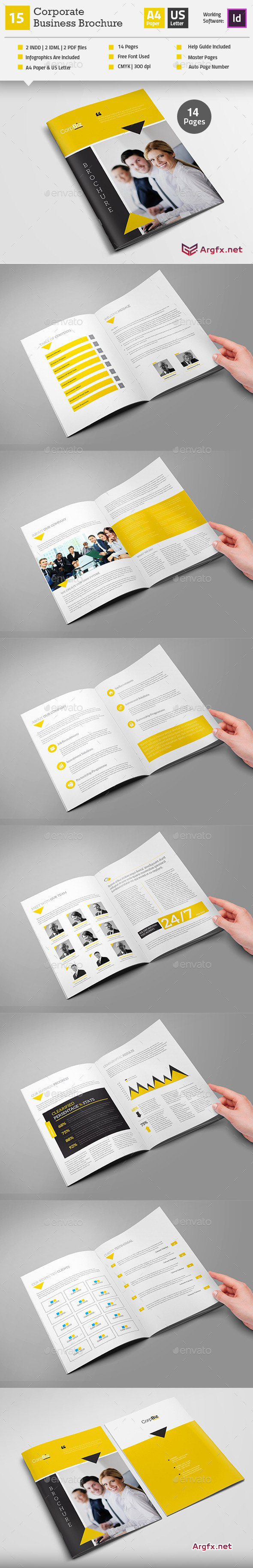 Multipurpose Business Brochure Indesign Layout V16 12485860