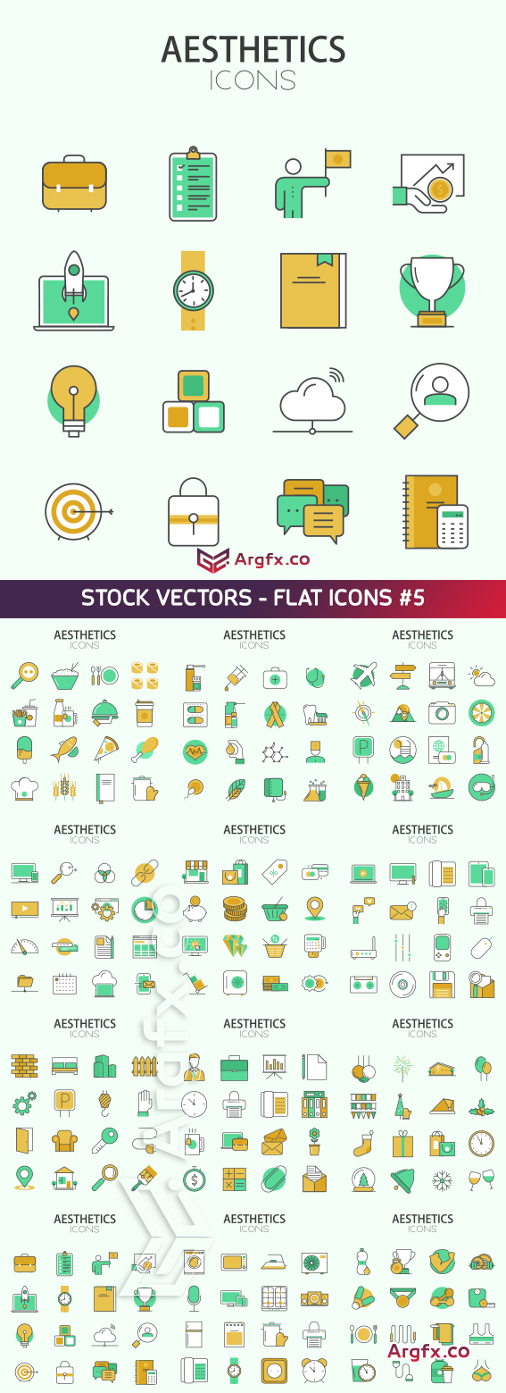 Stock Vectors - Flat Icons #5