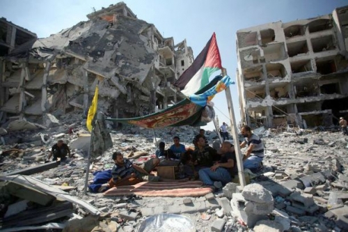 تدمير المنازل في الحرب على غزة