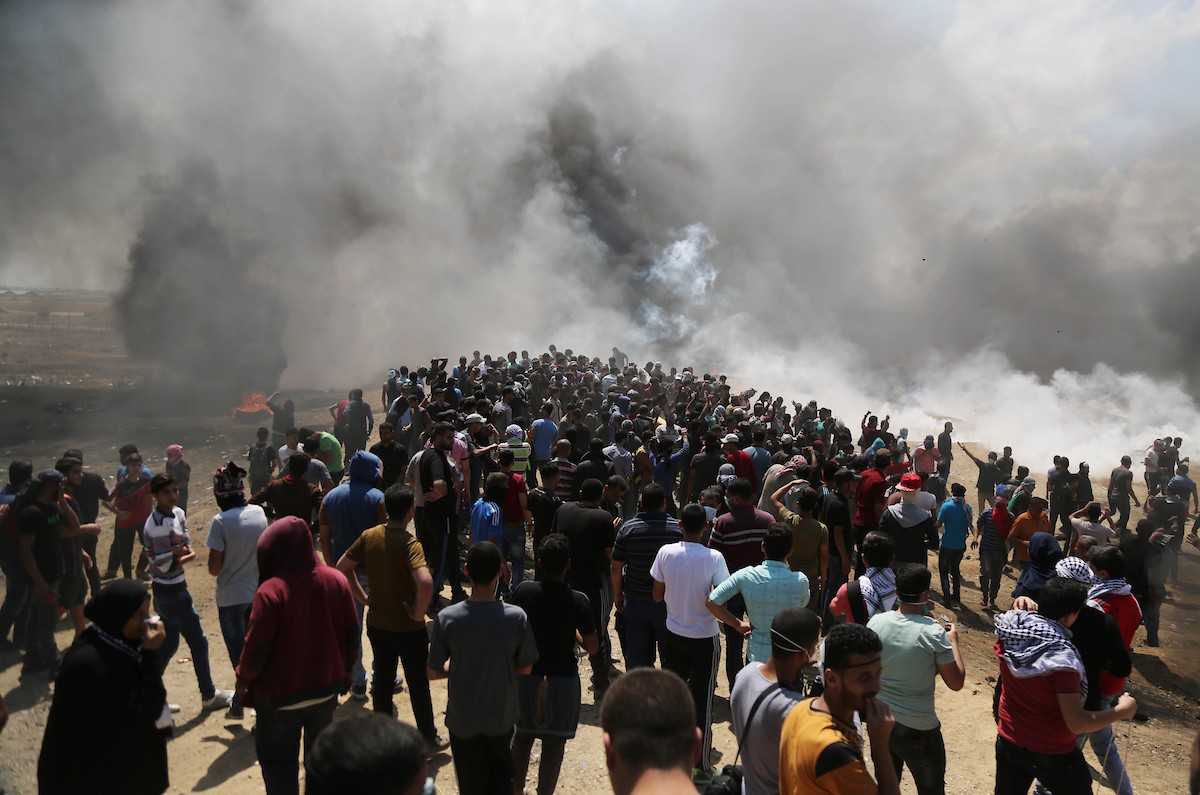الاحتلال يقمع مسيرات غزة