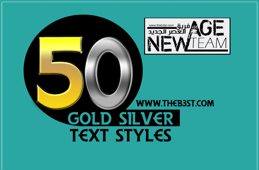  GOLDEN BOY | 50 Gold Silver Text Styles | NEW AGE P_9510yqfa2